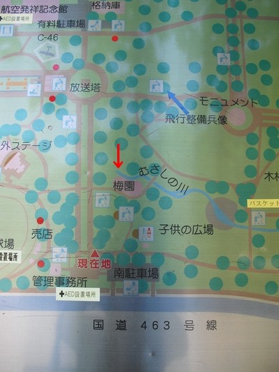 所沢航空公園 map